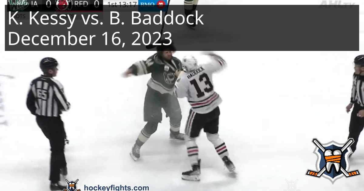 Kale Kessy vs. Brandon Baddock, December 16, 2023 Iowa Wild vs