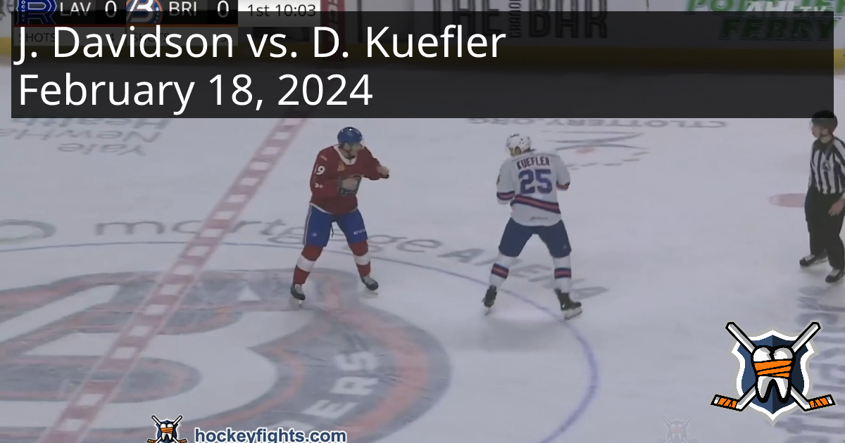 Jared Davidson vs. Daylan Kuefler, February 18, 2024 - Laval Rocket vs ...