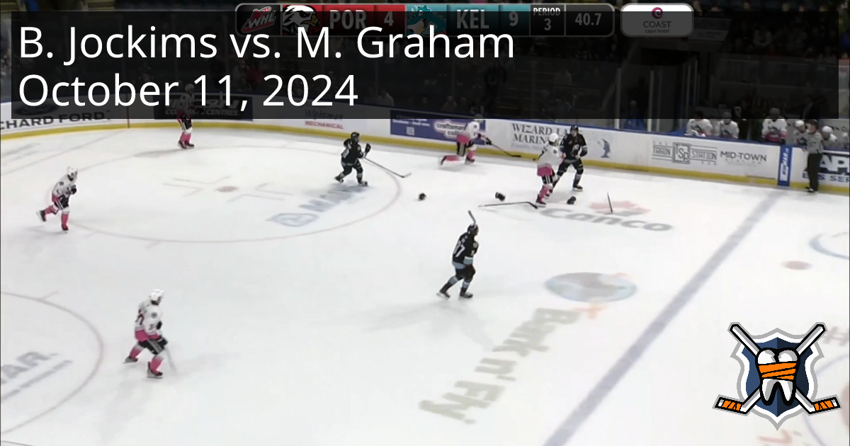Braeden Jockims vs. Max Graham, October 11, 2024 - Portland Winterhawks ...