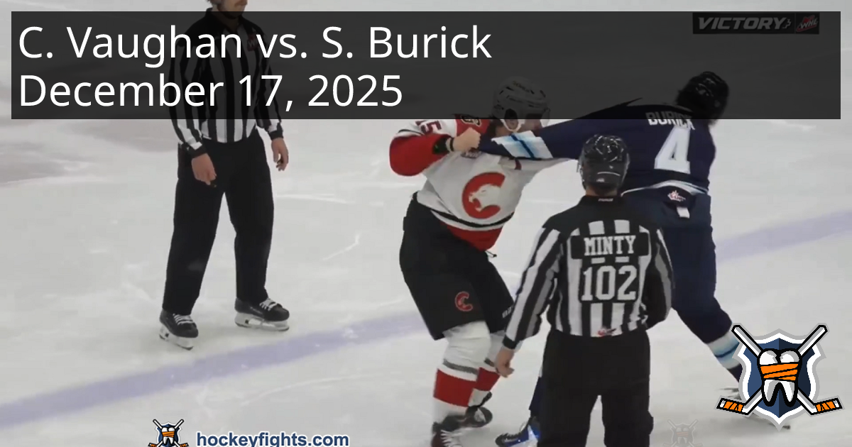 Corbin Vaughan vs. Sean Burick, December 17, 2025 - Prince George ...