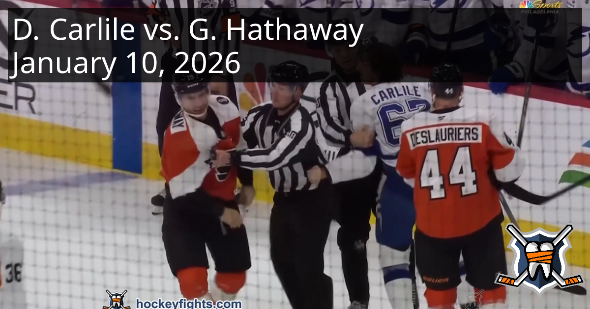 Declan Carlile vs. Garnet Hathaway, January 10, 2026 - Tampa Bay