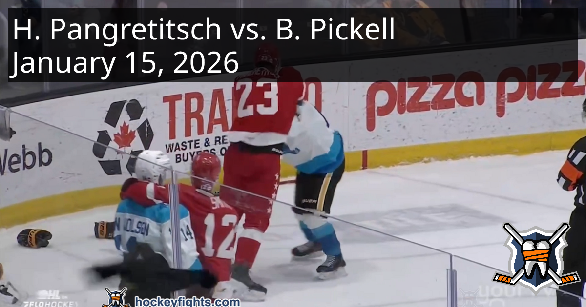 Harris Pangretitsch vs. Ben Pickell, January 15, 2026 - Sault Ste ...