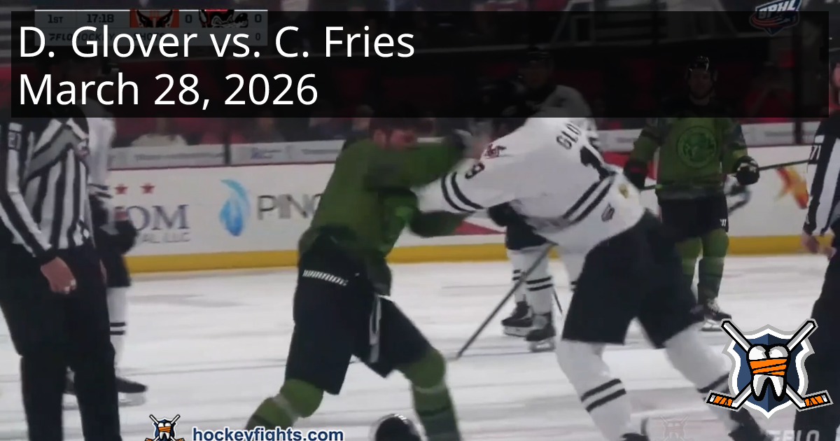 Drake Glover vs. Connor Fries, March 28, 2026 - Birmingham Bulls vs ...